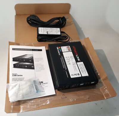 CSI FiberLink 3380-B7S 3G/HD/SDI 4 Analog Audio Transmitter NEW *OPEN BOX*