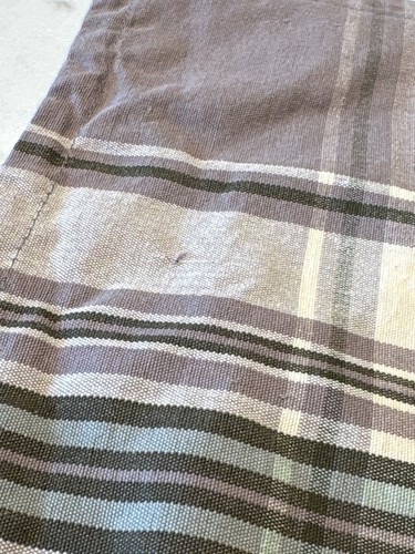 Restoration Hardware Pillow Covers Gray Plaid 20"x20" Set of 2 - Picture 8 of 9