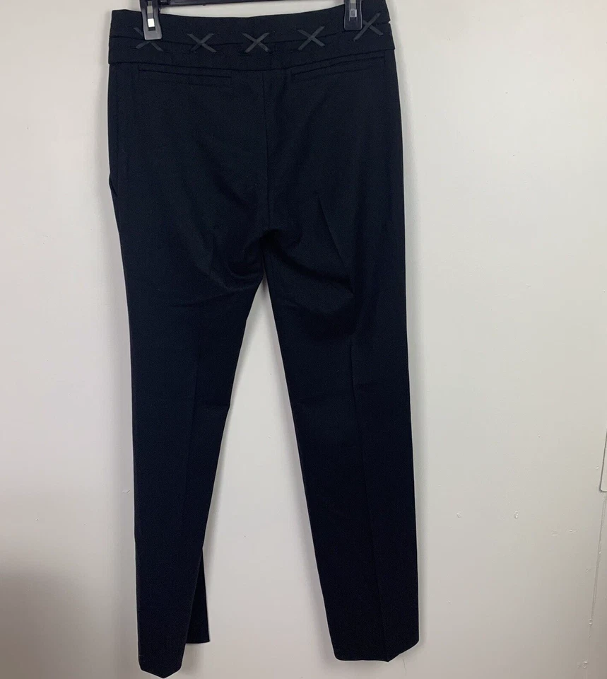 Just Cavalli Womans Made in Italy  Wool Blend Dress Pants Size 42 Black - Image 4 of 4