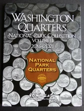 HE Harris National Park Quarters Coin Folder 2016-2021 Number 2 Album Book 2881