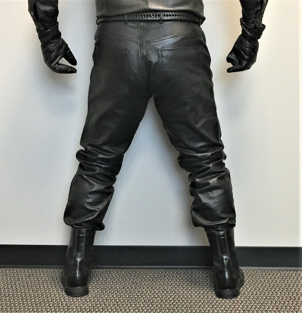 Bagazio Mens Leather Pants Size 32 | eBay