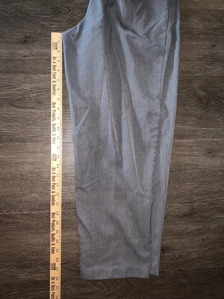 LOTE de 3 PANTALONES MUJER BRIGGS NEW YORK 12p Botón Cremallera Elástico Verde Tostado Gris Foto 4 de 4