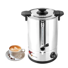 12L Coffee Urn Machine Maker Big Office Commercial Hot Water Stainless Steel NEW