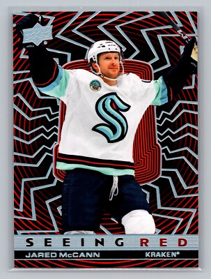 2023-24 Upper Deck Extended Seeing Red Silver Spectrum #SR-90 Jared McCann