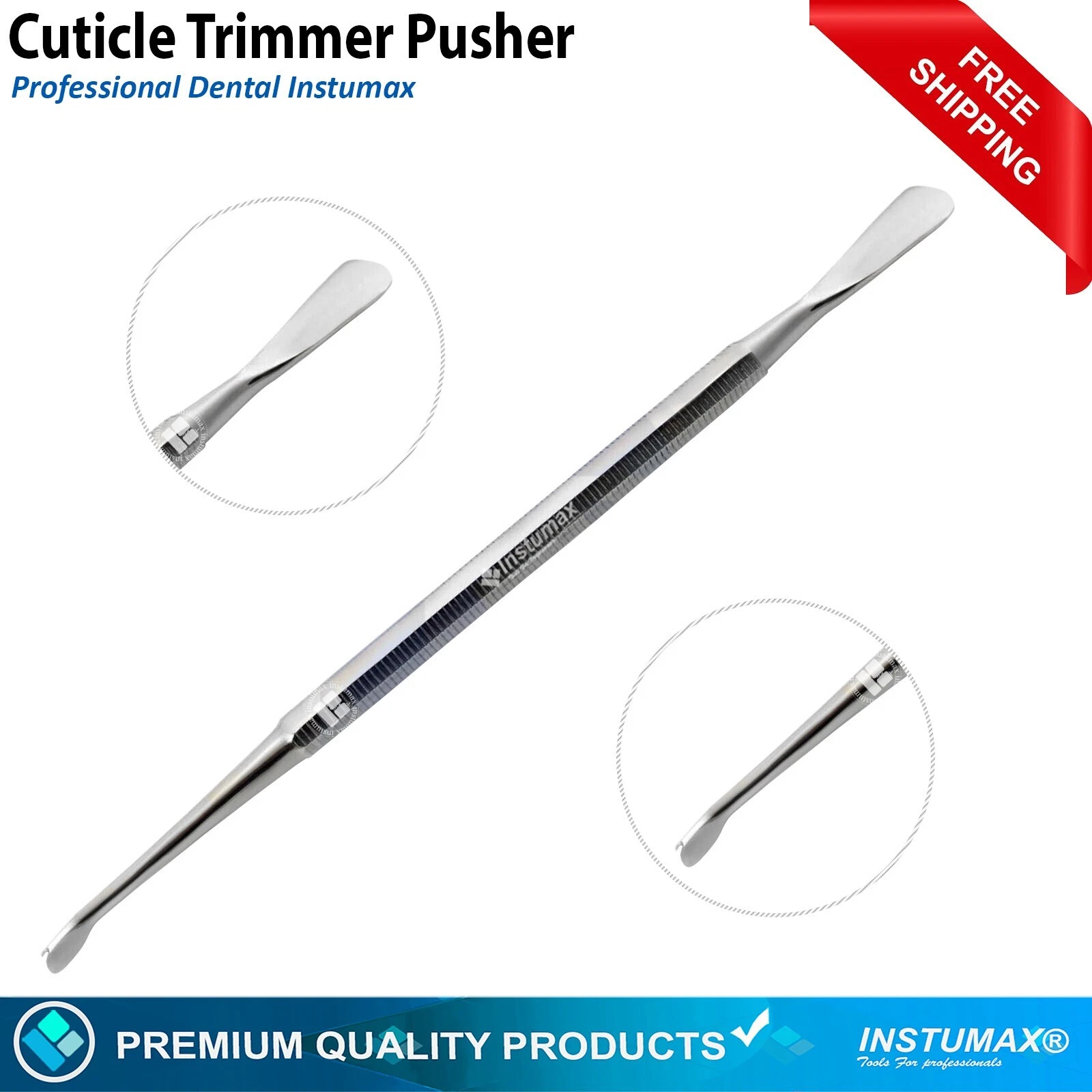 INSTUMAX Cuticle Trimmer & Nail Pusher