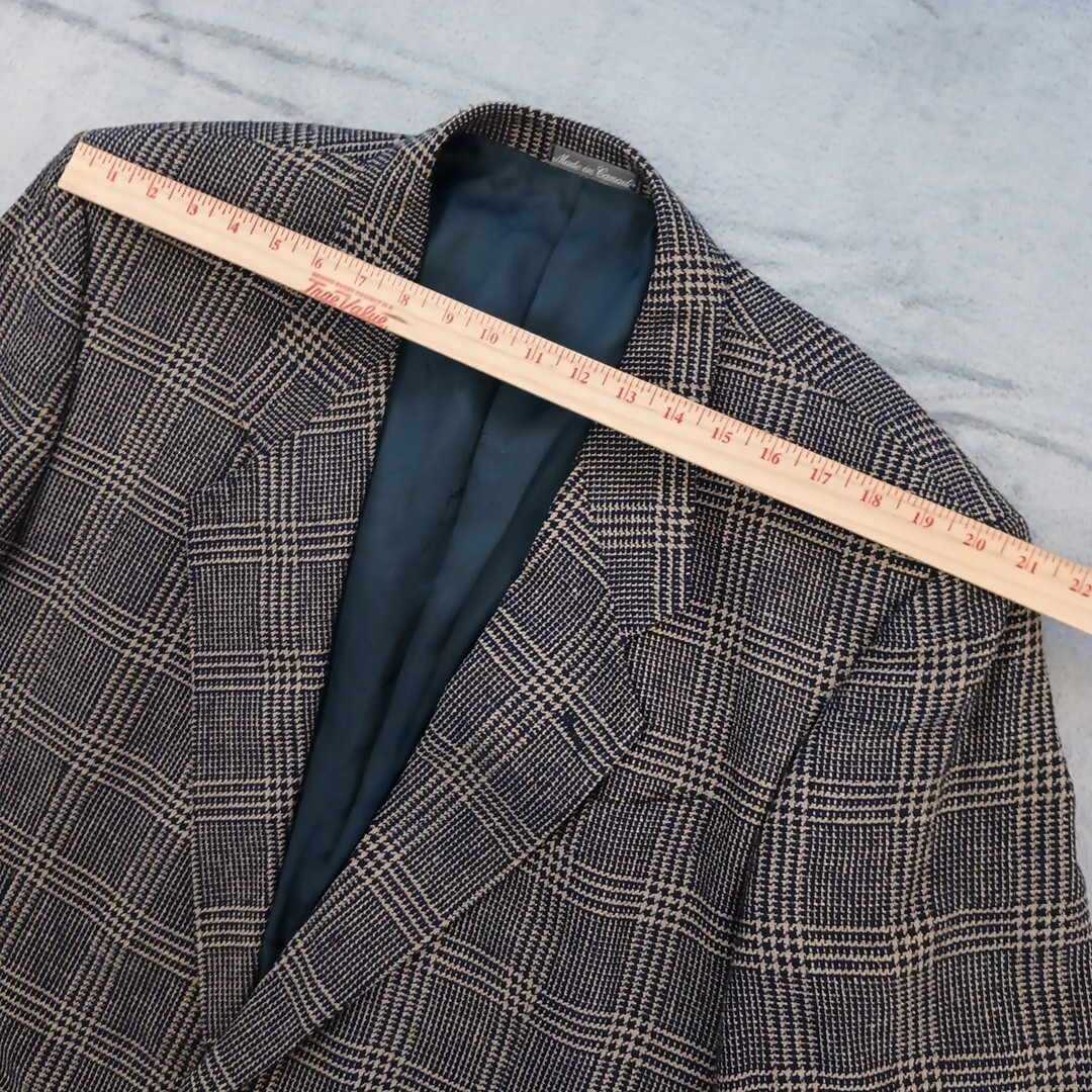 Yves Saint Laurent Blazer Mens 46 Chest YO 7 Silk Beige Black