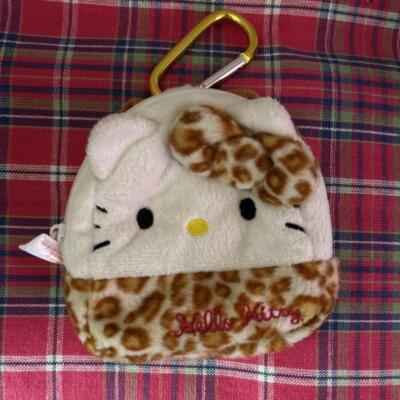 Hello Kitty Tasche Heisei Retro Leopardenmuster Anime Ware aus Japan