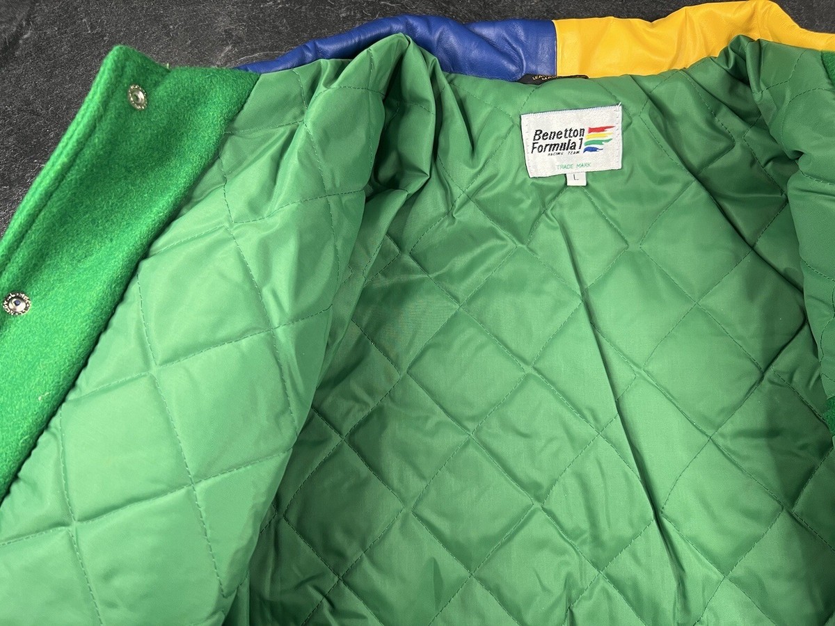90's Benetton Formula 1 ジャケット　当時物　ヴィンテージ Vintage 90's Benetton Formula 1 Corduroy Zipper Jacket Brown
