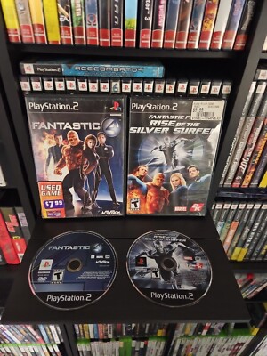 Fantastic 4 & Rise Of The Silver Surfe(Sony PlayStation 2, 2005) Missing Manuals