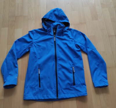 Marken Jacke von Mc Kinley Hardshell für Jungen Jugendliche blau Gr. 176