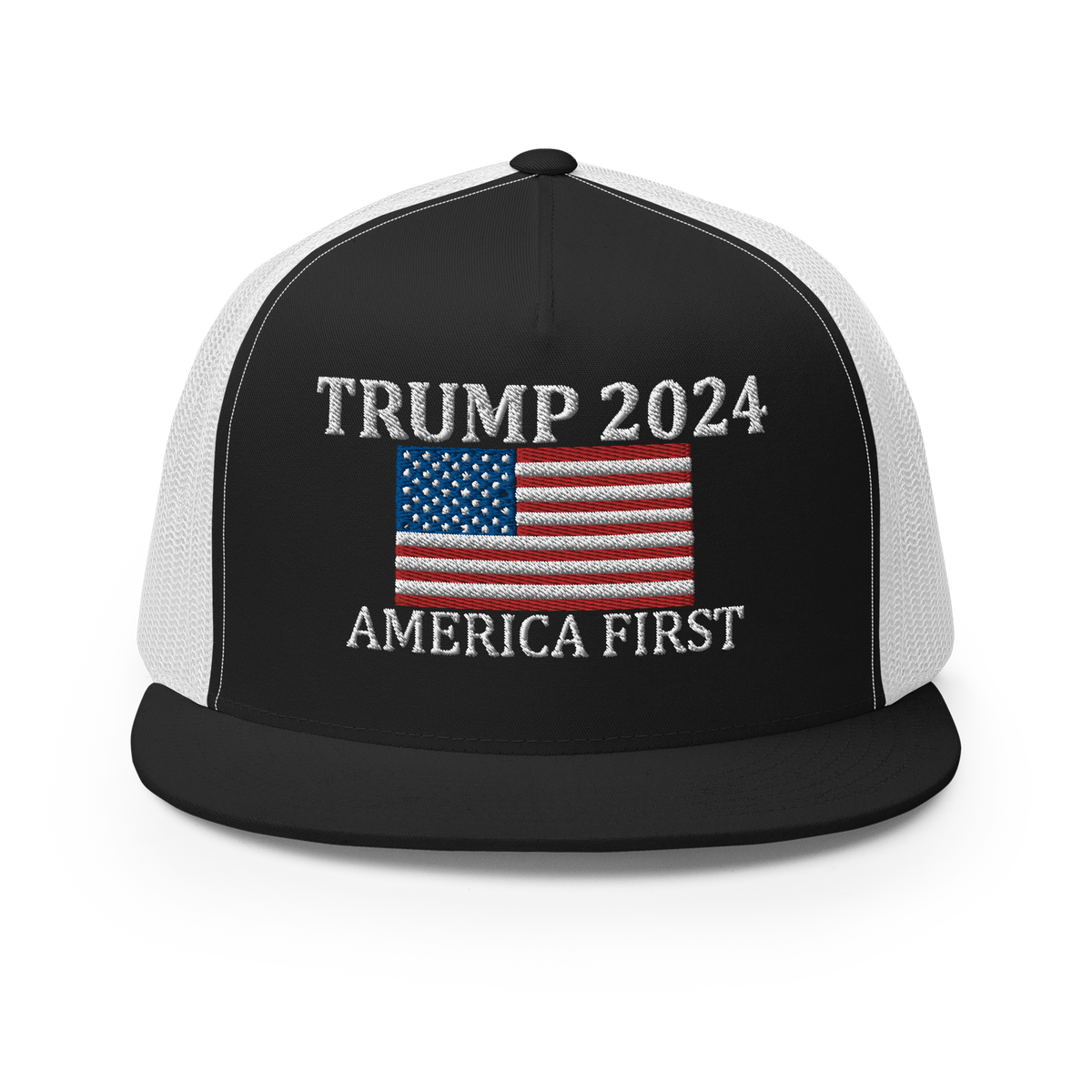 Trump 2024 America First Trucker Hat