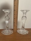 Pair of Neiman Marcus Crystal Candlesticks 6” — photo 3