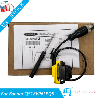 Photoelectric Sensor  For Banner Engineering QS18VP6LPQ5 10-30VDC 3.5M Range