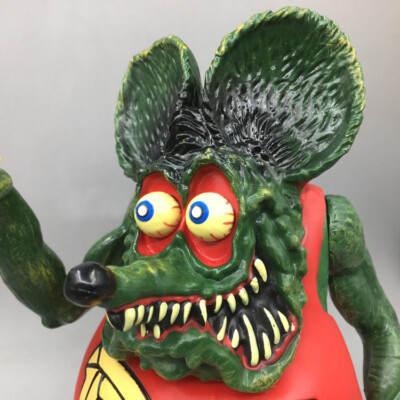 R.F. フィギュア ハンバーガー バラ付き　フィギュア　レトロ　ビンテージ Rat Fink Hamburger & Rose PVC Action Figure Toy Chird Gift
