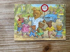 Lollipop Bear, 2223, Molly Brett, School Crossing, Medici, Vintage Postcard