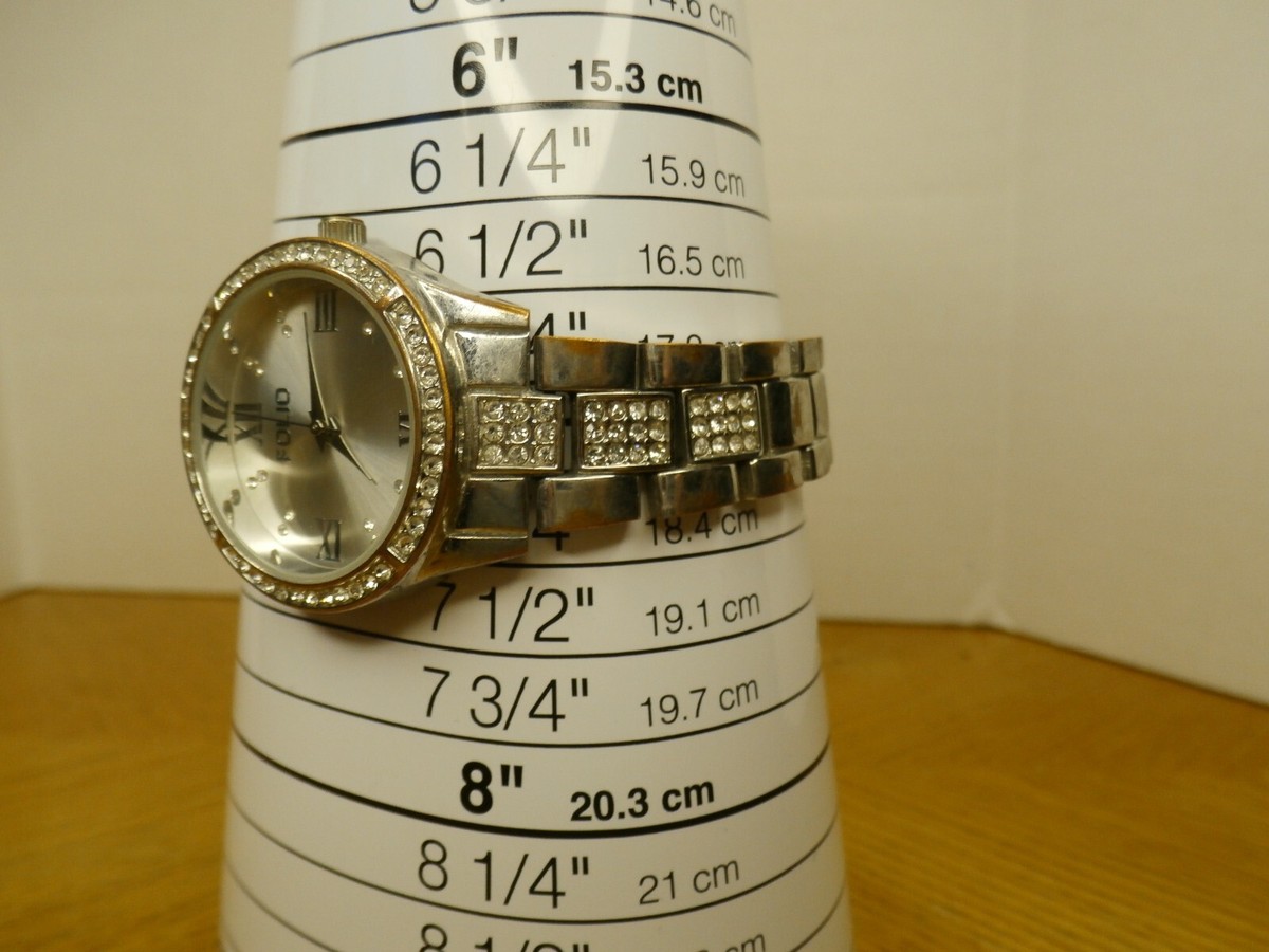 Vintage‎ Folio 38mm Women\'s Quartz Fashion Watch Rhinestone Bezel New W/ Box Folio Women main image 2