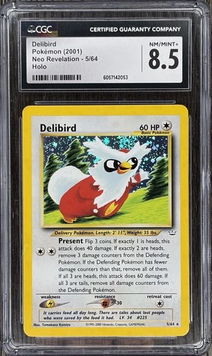 Delibird (Unlimited) graded CGC 8.5 for sale on eBay