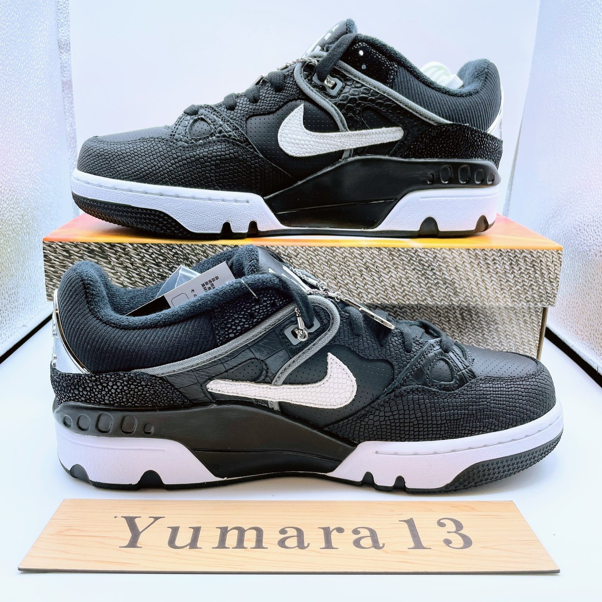 NIGO × Nike Air Force 3 Low Black White HF7630-001 Men's Size | eBay