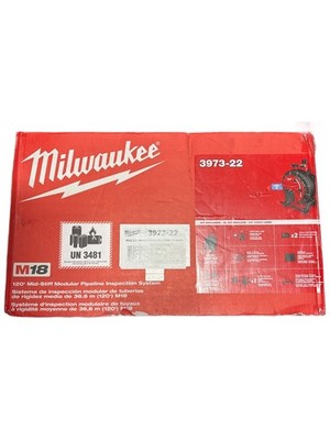 Milwaukee 3973-22 with 2580-21 Pipeline Camera with Sonde Pipeline