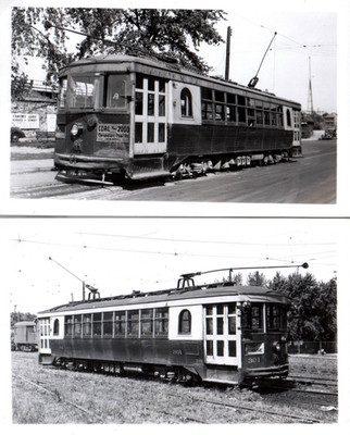 2 WC BAILEY FOTOS NIAGARA ST CATHARINES TORONTO EISENBAHN #301 #308 ONTARIO
