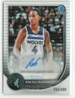 2025-26 Bowman Rob Dillingham #BCA-RD Refractor Auto /499
