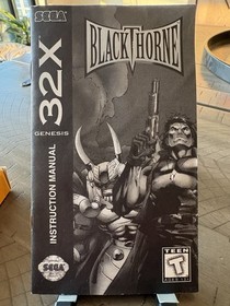 Blackthorne (Sega Genesis 32X, 1995)  Complete CIB With Manual - Tested Works