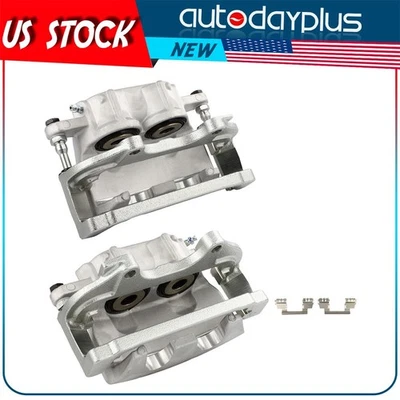Pair Front Brake Calipers w/ Bracket For Challenger Dodge Charger Chrysler 300 - Bild 1 von 4