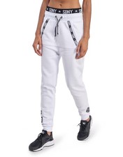 SDNY Supply & Demand Tracksuit Bottoms Joggers Sweatpants, White - Women's UK 12