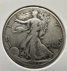 1942 Philadelphia Mint Walking Liberty Half Dollar Circulated 90% Silver 50C