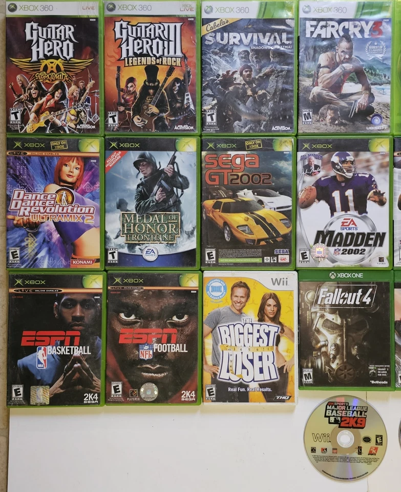 Xbox Lot of 25 Games (Xbox 360, Xbox One, Xbox, & Wii) - Image 2 of 4