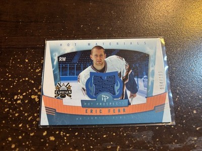 2006-07 Hot Prospects Materials Red Hot Jersey ERIC FEHR #HM-EF SP 64/100
