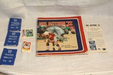 1972 sunoco NFL Stamp 79/82 New players, Cliff Branch, Calvin Hill trader wallet