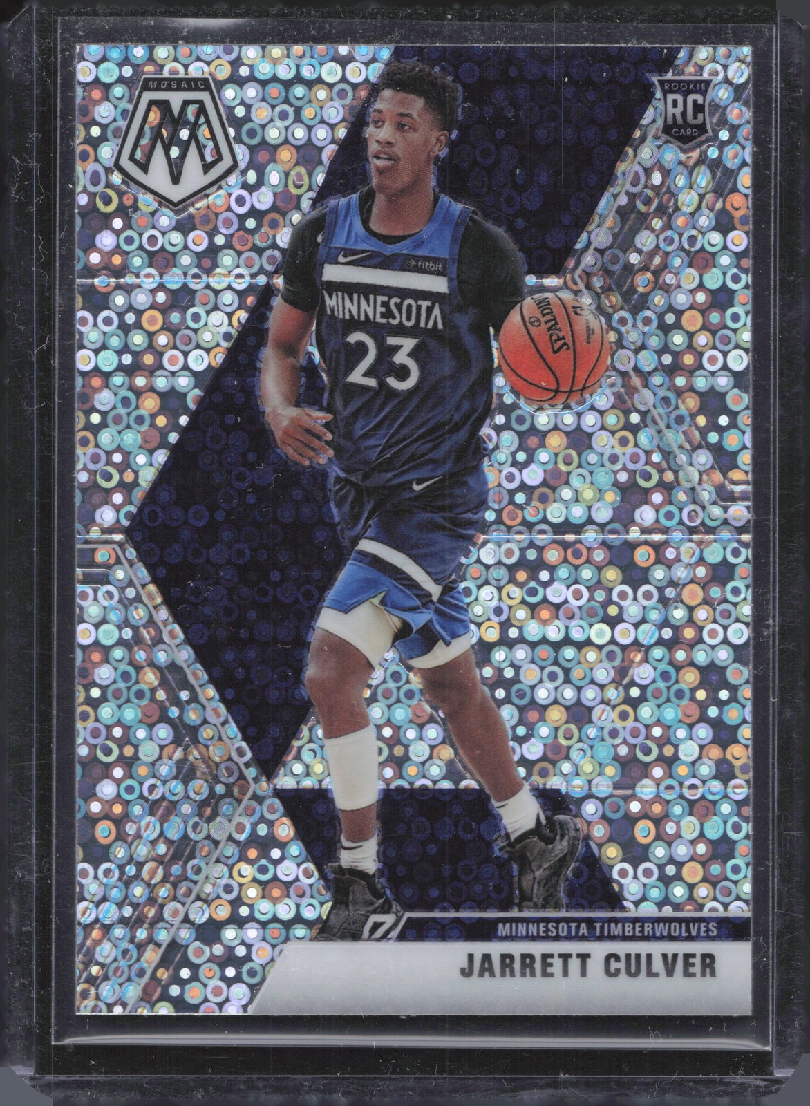 2019-20 Panini Mosaic #201 Jarrett Culver Fast Break Silver