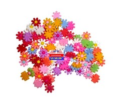 25pcs small daisy flower multi colors 12mm resin flatback cabochon nail art