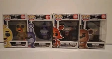 Funko Pop FNAF Chica 108, Bonnie 107, Foxy 109, And Freddy 106 New In Box 