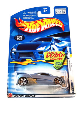    Hot Wheels BACKDRAFT . exotic sports car mit Surfboard von 2002 in OVP * MOC