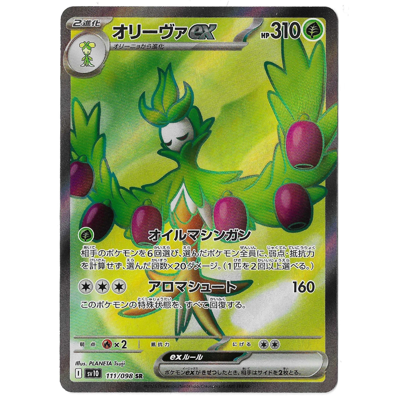 Arboliva ex SR 111/098 SV10 The Glory of Team Rocket Japanese Pokemon NM