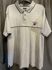 Penn State Nittany Lions Pro Edge Gray Embroidered Polo Shirt Size Large