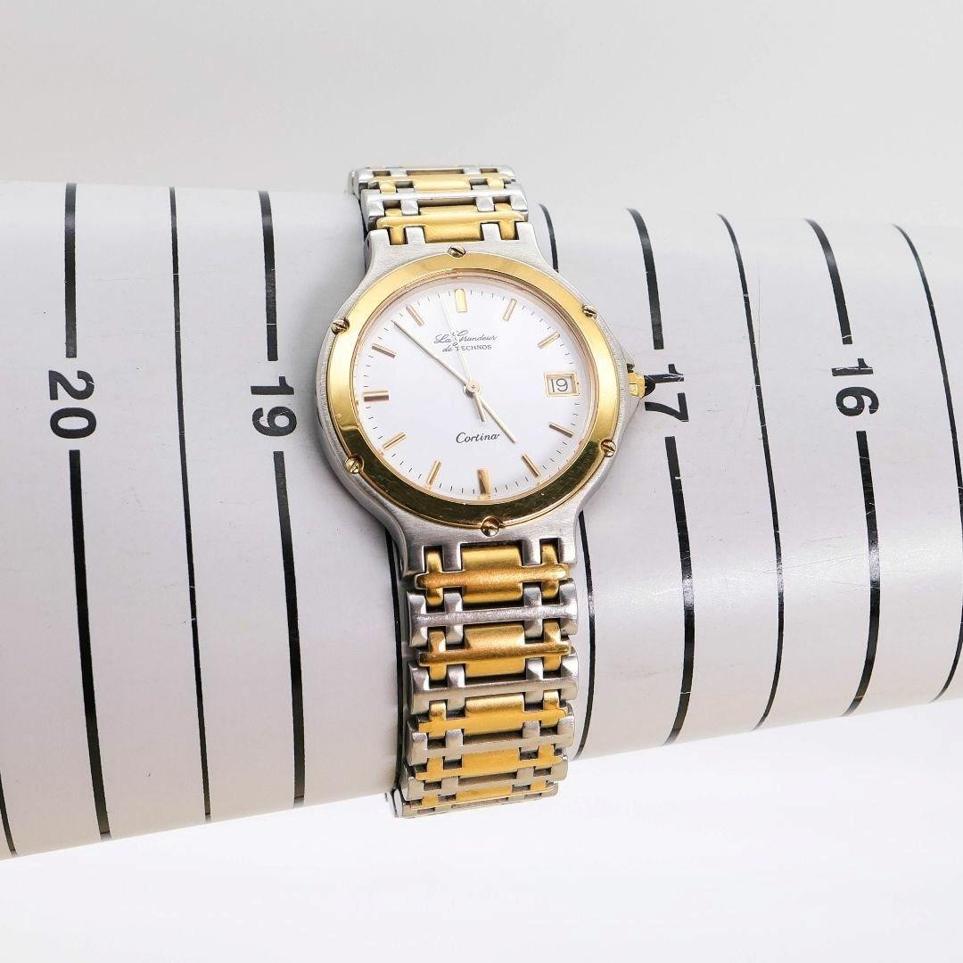 Operating Technos Cortina Watch Date Antique 1588 | eBay