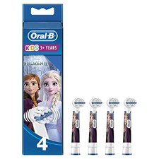 Braun Oral-B Kids Soft Replacement Brush Heads 4-pack - Disney Frozen 2