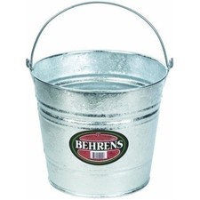 Behrens 5 qt. Galvanized Pail Gray