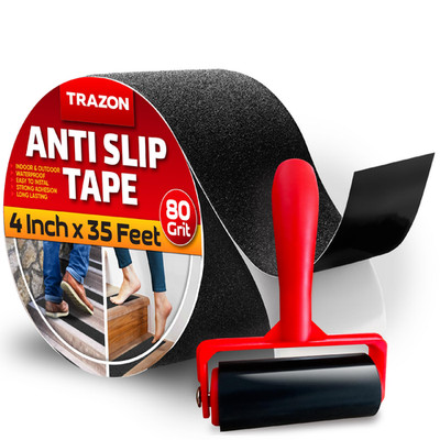 Trazon Grip Tape - Heavy Duty Anti Slip Tape For Stairs Outdoor/Indoor