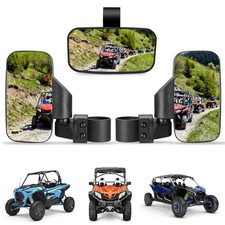 UTV Side Mirrors And Center Mirror with 1.6" to 2" Roll Bar Cage, Adjustable