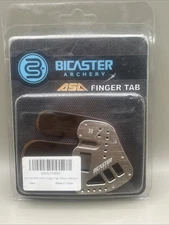 Archery Finger Tab Guard Protection Genuine Leather + Aluminum Medium RH