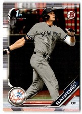 2019 Bowman Draft #BD-82 Jake Sanford 1st Bowman