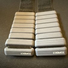 TOPESCT Adjustable Weights - Set of 2 (2lb Each) | Wearable Wrist & Ankle 