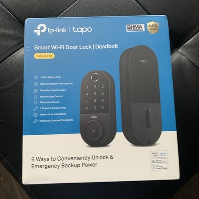 TP Link Tapo Smart Door Lock Deadbolt | Keyless Entry Fingerprint Recognition