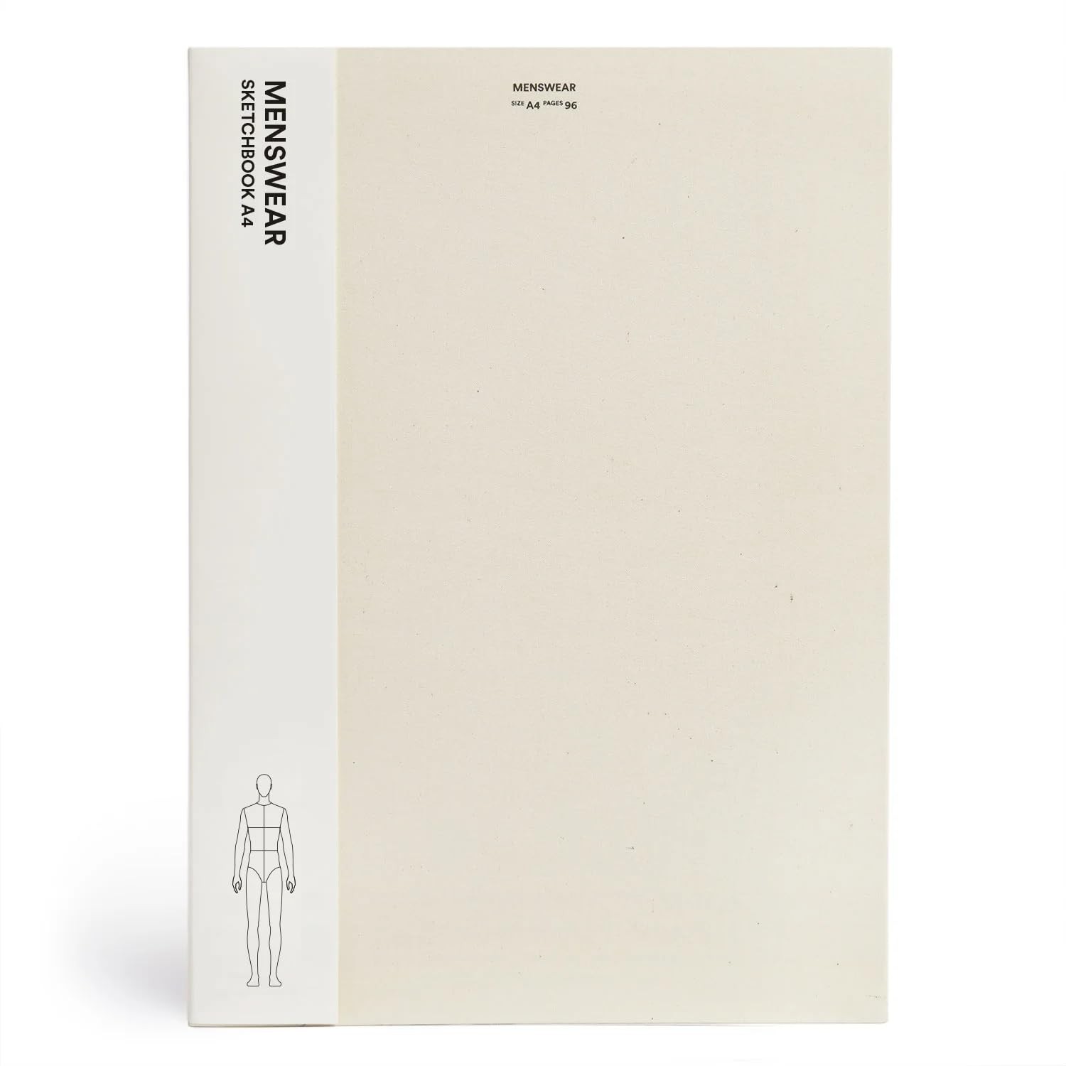 Fashionary Menswear Sketchbook A4 by Fashionary Hardcover Photography