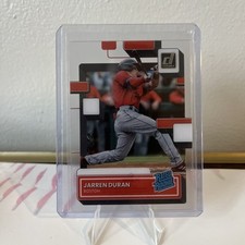 2022 Panini Chronicles #56 Jarren Duran Clearly Donruss Red Sox Rated Rookie RC