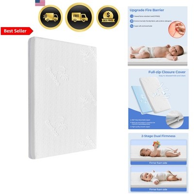 Pack N Play Mattress Pad 41x29 Single Gel Memory Foam Waterproof Breathable
